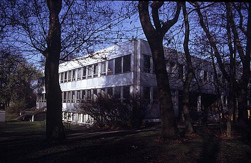 The modern institute building, completed in 1966