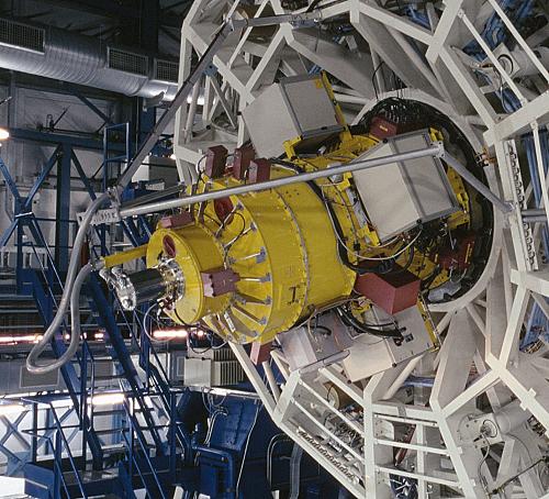 The FORS2 instrument in the Cassegrain focus of VLT telescope number 2