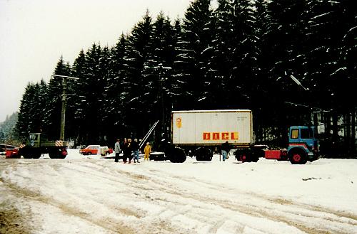 [Transport des Teleskops]