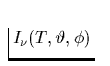 $\,I_\nu(T,\vartheta,\phi)\,$