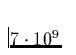 $7 \cdot 10^{9}$