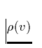 $\rho(v)$