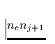 $n_{\rm e} n_{j+1}$