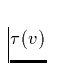 $\tau(v)$