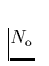 $N_{\rm o}$